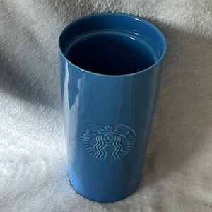 Starbucks Pearl Blue Iridescent Grande Travel Tumbler 12 oz no lid